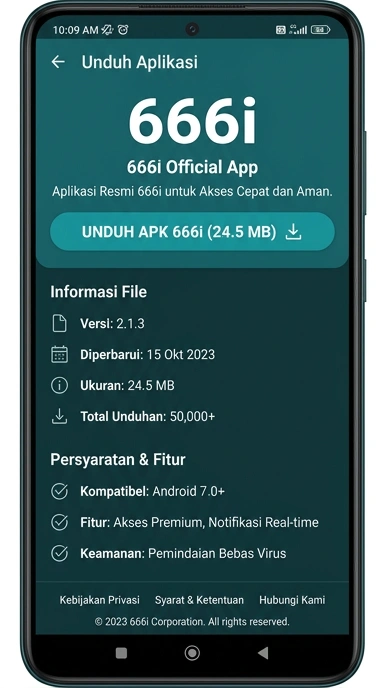 Tampilan halaman APK 666i